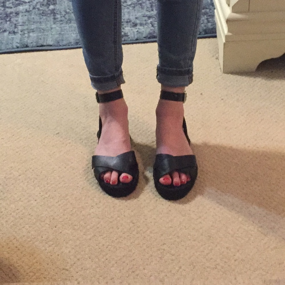 ASOS black sandals